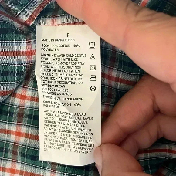 Nautica short sleeve button down shirt  sz S - Picture 5 of 9